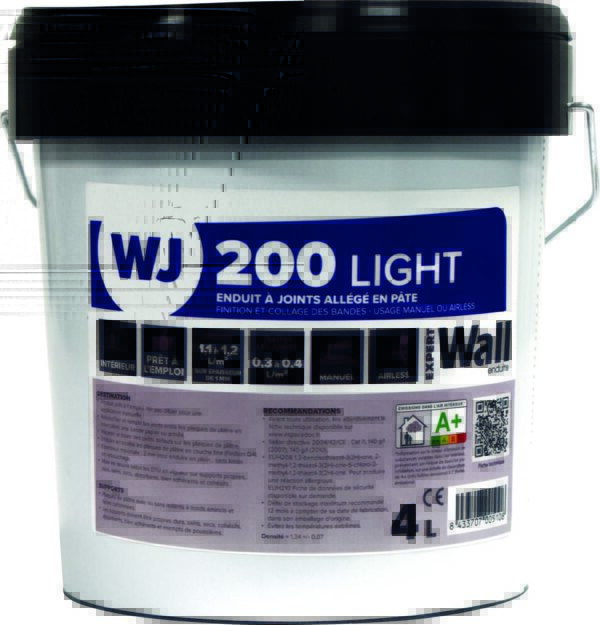 ENDUIT PATE BANDE JOINT WJ200 LIGHT 4L EXPERT WALL