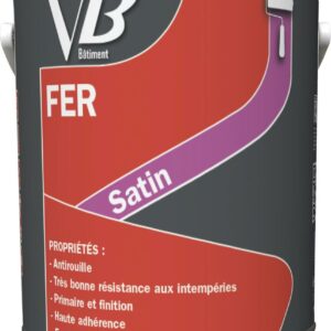 VB FER SATIN ANTIROUILLE 2EN1 2L5 NOIR