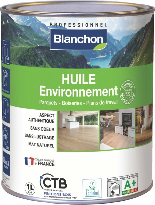 HUILE Prodygiene>Environnement BIOSOURCEE BOIS NATUREL 1L