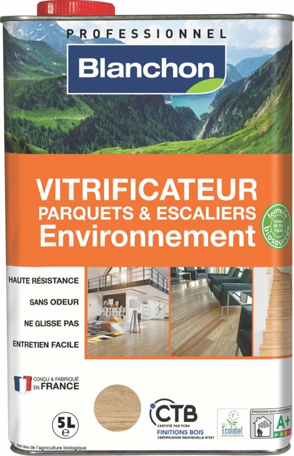 VITRIFICATEUR PARQUET Prodygiene>Environnement BIOSOURCE MAT  1L