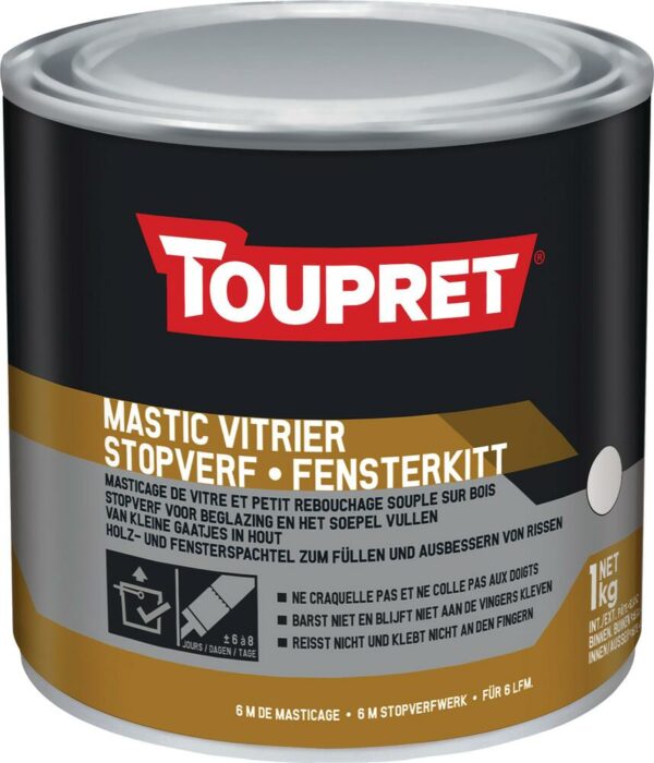 TOUPRET MASTIC VITRIER  1 KG DCTO1902
