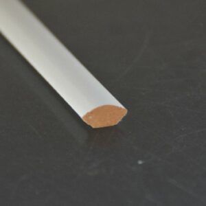 1/4 DE ROND MDF REVETUE PAPIER  PEINDRE 2.4M