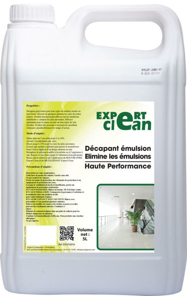 DECAPANT EMULSION HP 5L EXPERT CLEAN