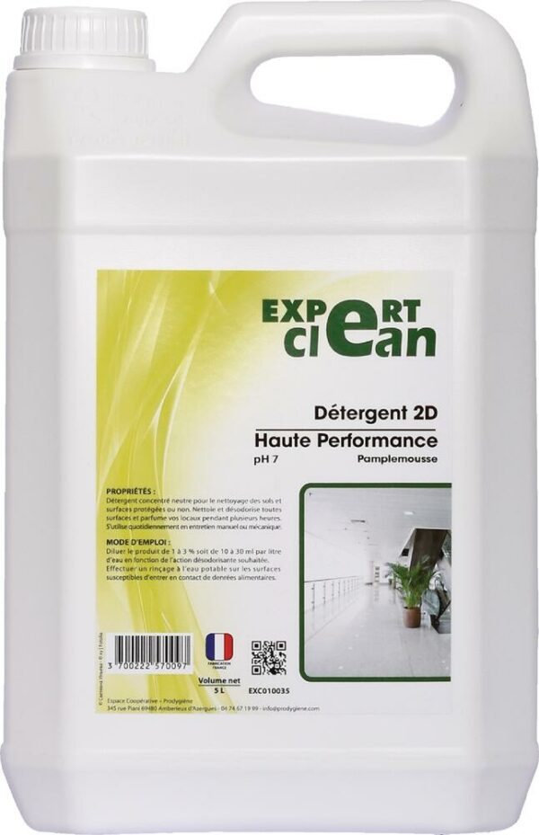 DETERGENT 2D 5L HP PAMPLEMOUSSE