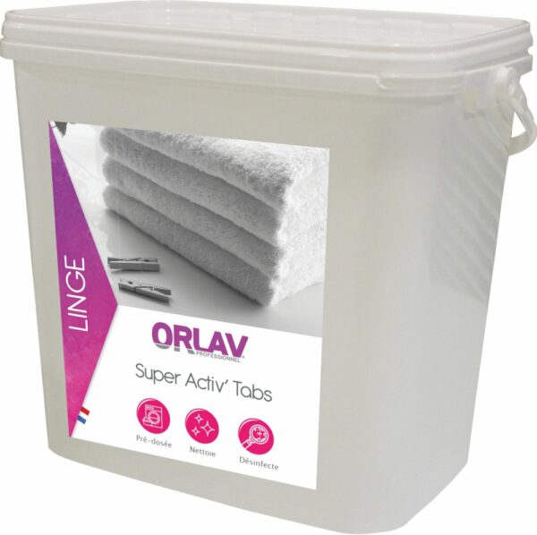 PASTILLE LINGE DESINFECTANTE 3 KG SUPER ACTIV TABS