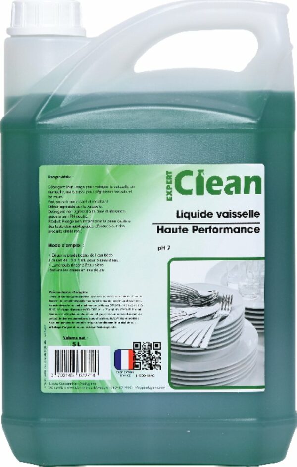 LIQUIDE VAISSELLE HP 5L EXPERT CLEAN
