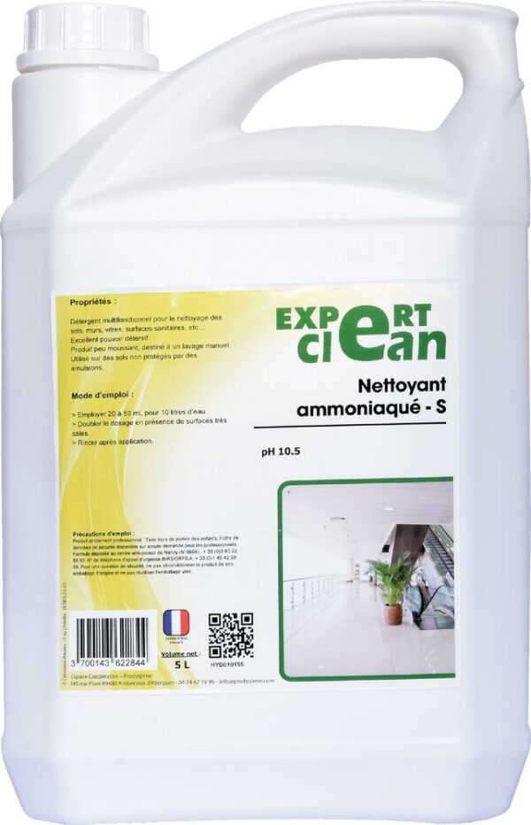 NETTOYANT AMMONIAQUE S 5L EXPERT CLEAN