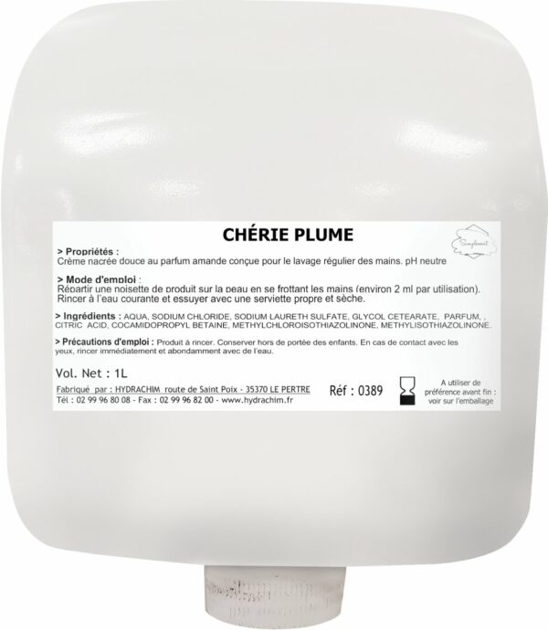 CREME MAINS CHERIE PLUME 6X1L POCHE