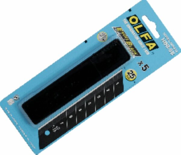 BOITE DE  5 LAMES CUTTER EXCEL BLACK 25MM