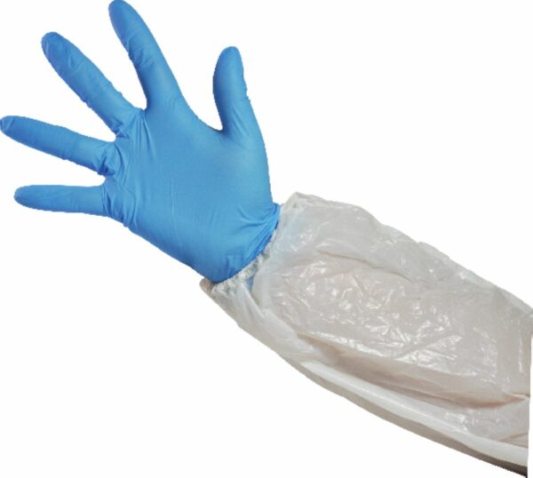 GANT NITRILE BLEU NON POUDRE TAILLE M BOITE DE 100