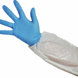GANT NITRILE BLEU NON POUDRE TAILLE XL BOITE DE 100
