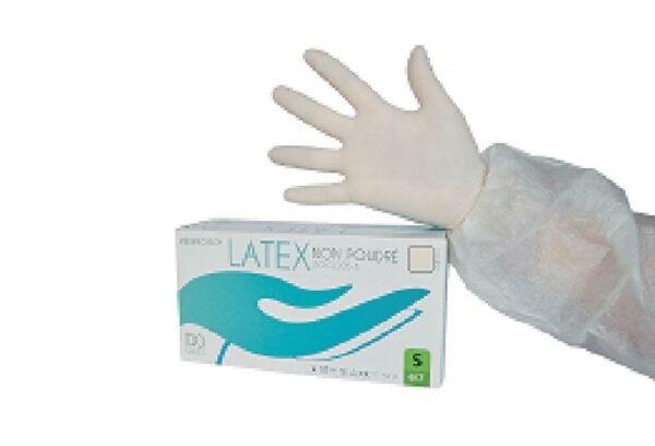 GANT LATEX NON POUDRE TAILLE M BOITE DE 100