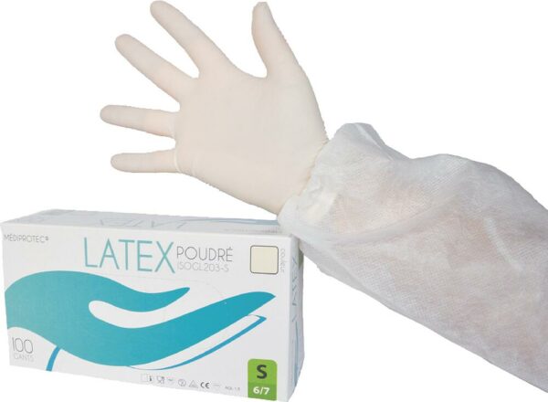 GANT LATEX POUDRE TAILLE M 10 BOITE DE 100