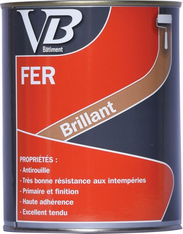 VB FER LAQUE ANTIROUILLE 1L NOIR