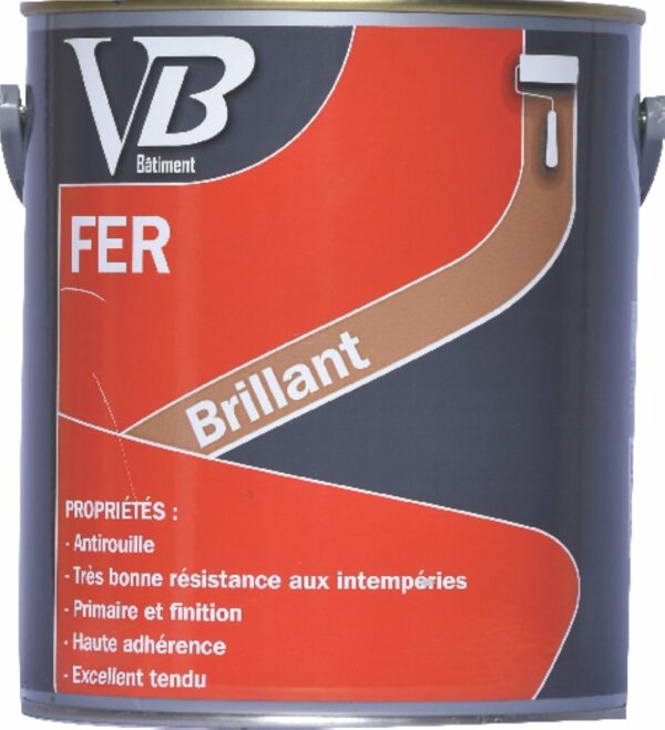 VB FER LAQUE ANTIROUILLE 2.5L NOIR