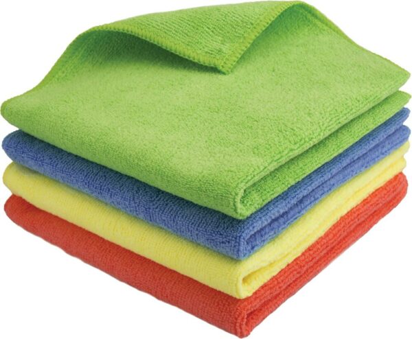 MICROFIBRE 230 GR ROUGE 38X38CM SACHET DE 5