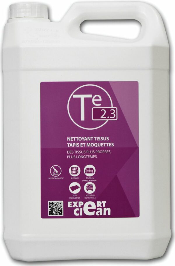 NETTOYANT TISSUS TAPIS MOQUETTES 5L EXPERT CLEAN