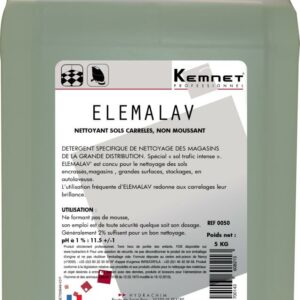 Liquide non moussant pour sols Elemalav