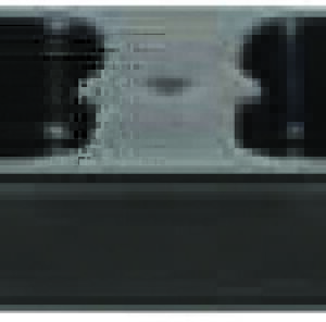 Base plastique noire pour poubelle FIT 70L 2 emplacements