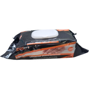 Lingettes désinfectantes de surface sans rinçage PAE