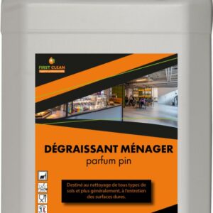 Détergent dégraissant ménager pin
