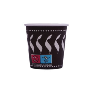 Gobelet café carton décoré 12cl