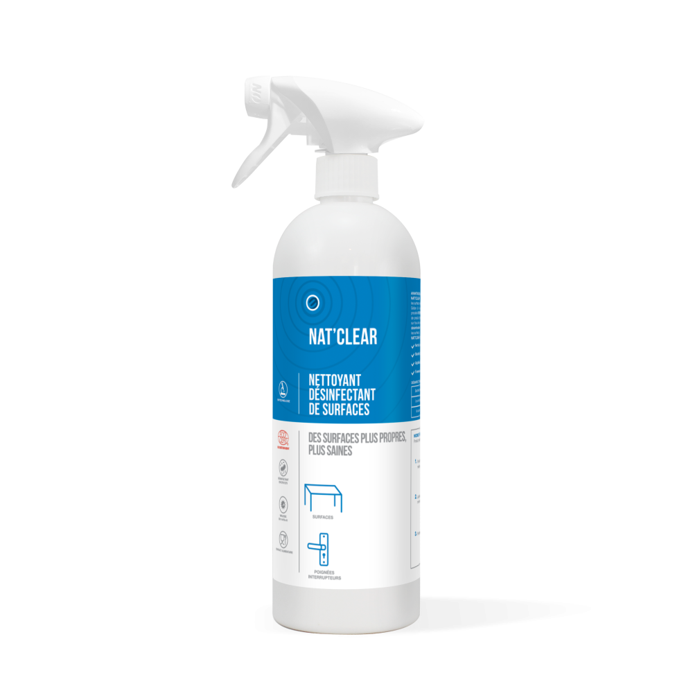 NAT'CLEAR - Nettoyant désinfectant surfaces – Image 2